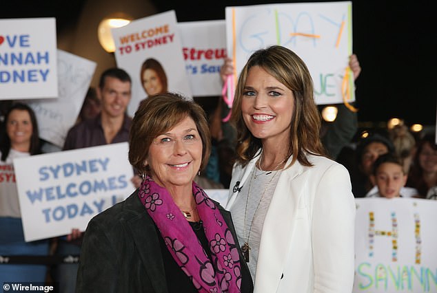 Nancy Guthrie, pictured here with her daughter, Today show host Savannah Guthrie in 2015, has been missing since February 1