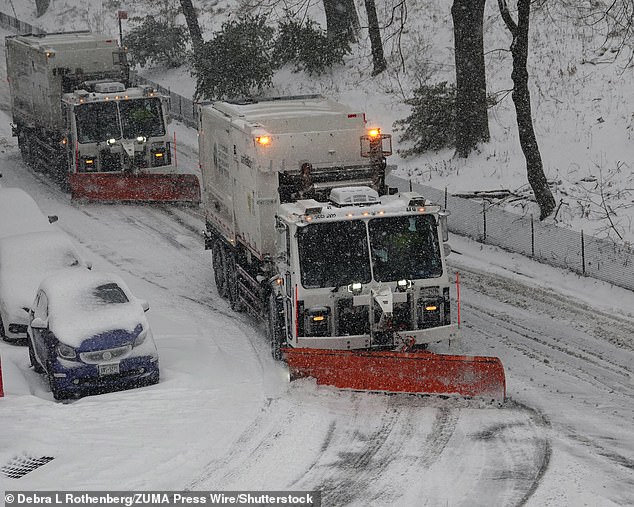 New York City will deploy 2,200 snow plows in its first blizzard in almost a decade