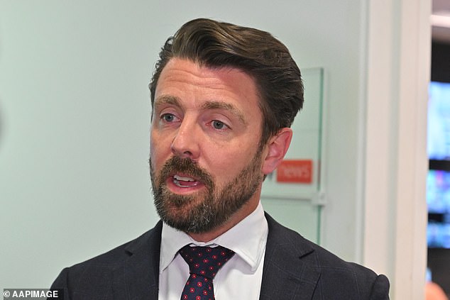 Opposition home affairs spokesman Jonathon Duniam (above) called for a law change so the group could be blocked from accessing Australian passports - a right afforded to all citizens