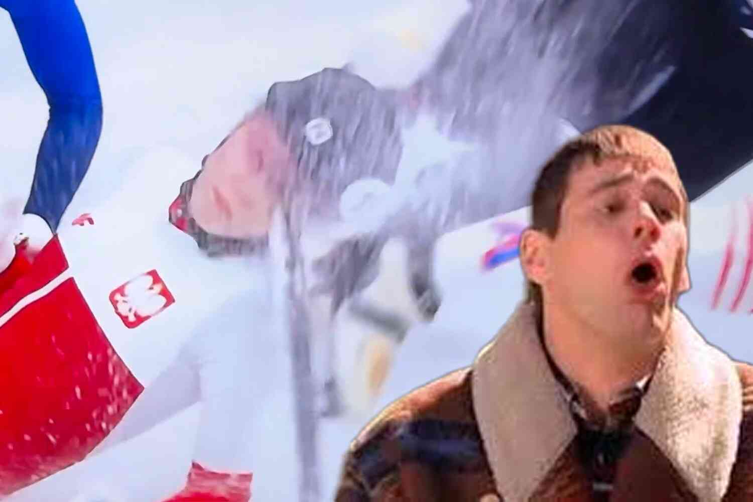 WATCH: Olympic speed skater takes skate to the eye during race