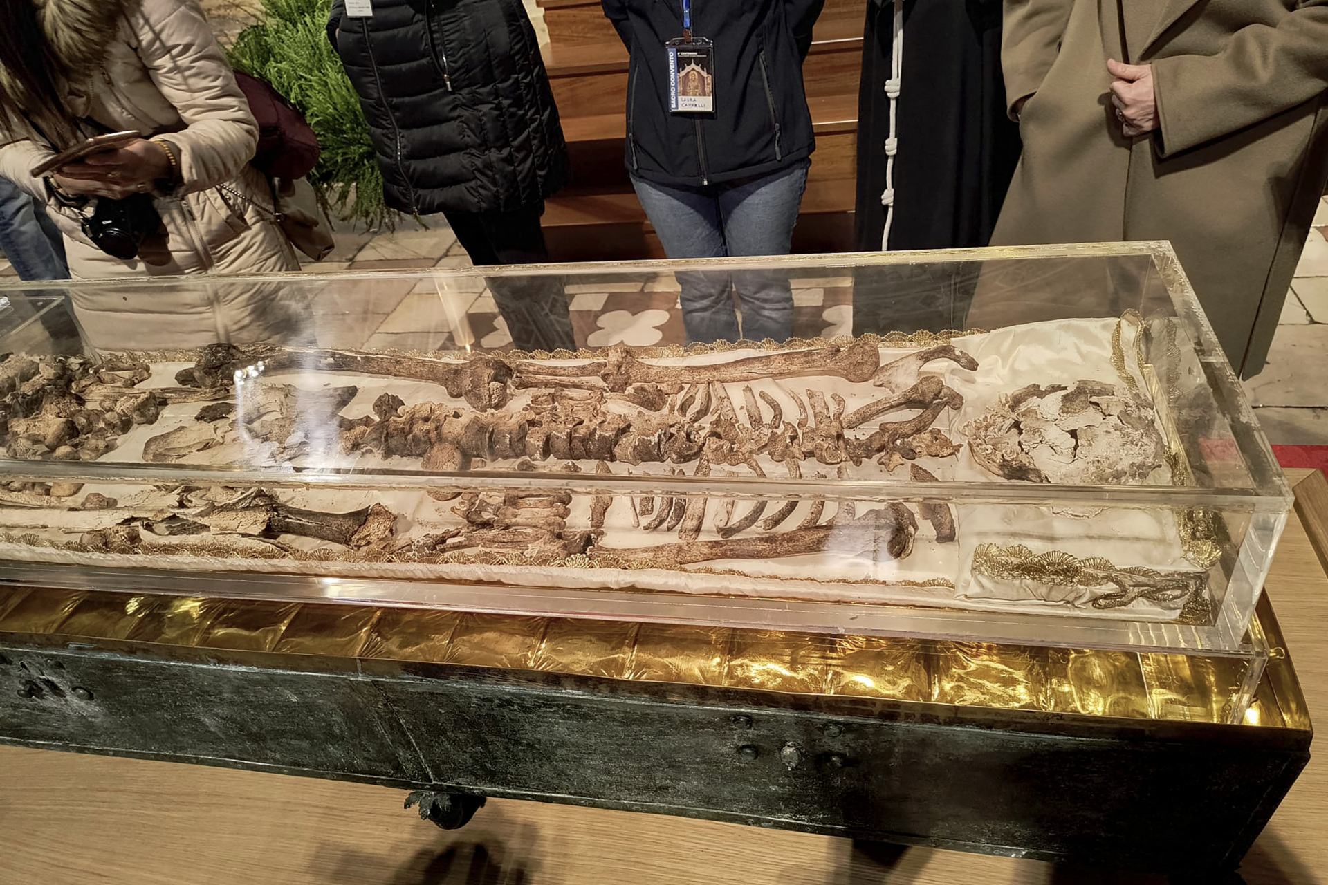 Bones of St. Francis of Assisi Go on Display for First Time