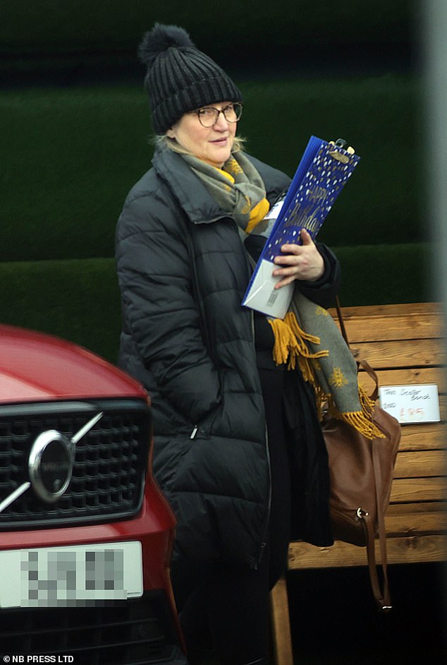 Jane Andrews, now going by Jane Lamb, was spotted wearing a bobble hat and quilted jacket, pottering around a garden centre in a Lincolnshire seaside town last week