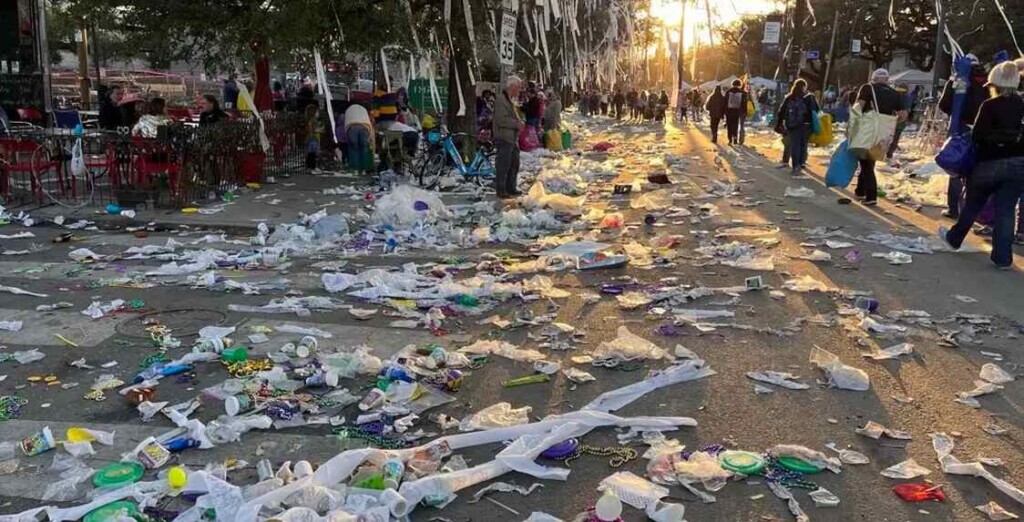 Plastic Mardi Gras Beads Just End up in Landfill, So Coalition Swaps in Seed Beads and Jambalaya Spice Packets ??