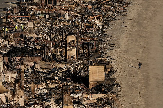 The fire killed a dozen residents, destroyed 7,000 homes and caused damage worth $150 billion when it tore through the wealthy coastal neighborhood of Pacific Palisades for 24 days straight, beginning in January 2025