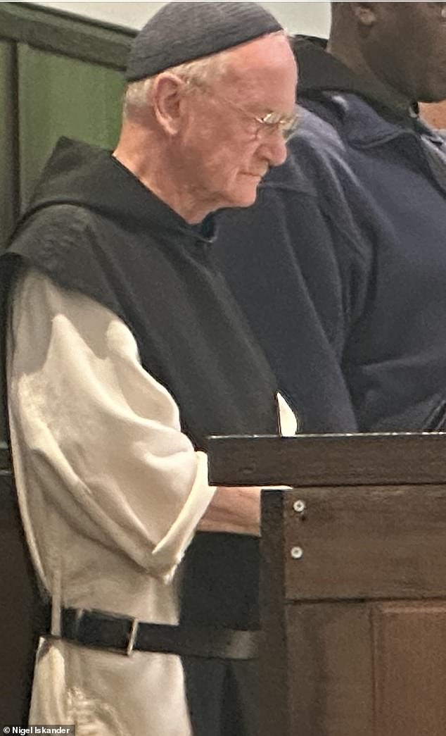 Catholic monk who sent naked photos of himself to woman holidaymaker will not be prosecuted after it's ruled the snaps were 'spiritual'