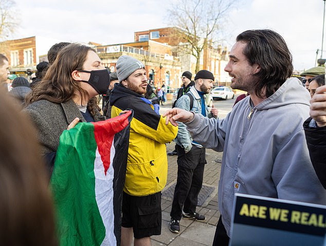 The AFZ activists say they are advocating for a boycott of Israeli products because Israel 'thrives on international support'