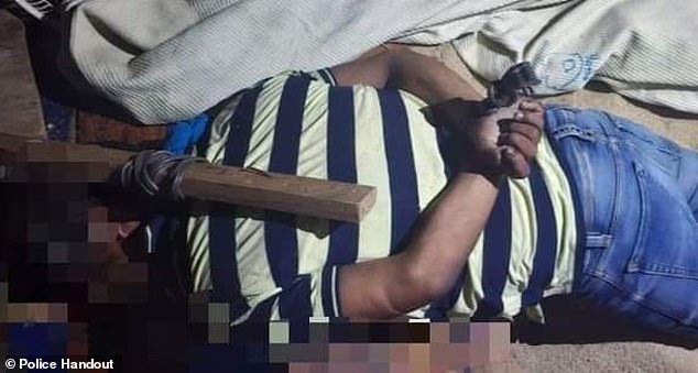 Two men were found strangled to death last year at Acapulco beach - police say cartel members 'tortured' them 'around the neck'