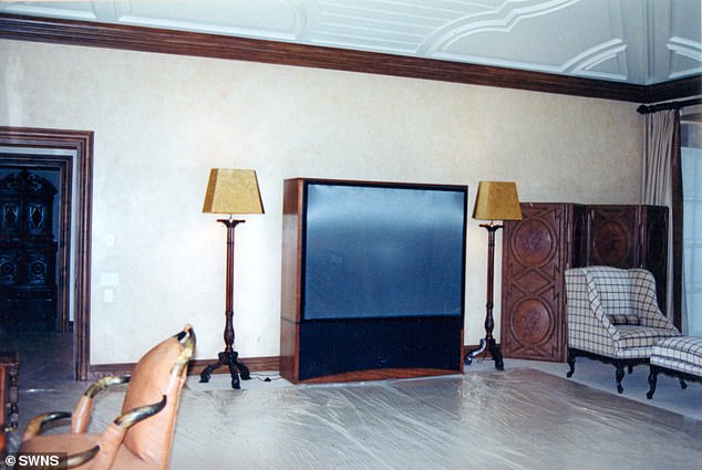 Pictured: The master bedroom of Jeffrey Epstein's mysterious New Mexico ranch