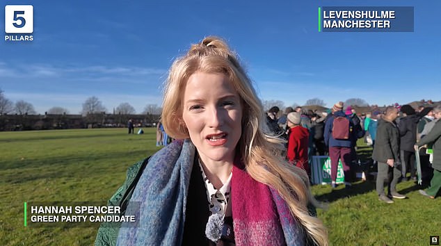 Greens' 'sectarian' by-election campaign sees candidate appear on 'extremist' Muslim media channel -  while party issues Urdu leaflets urging voters to 'punish Labour for Gaza'