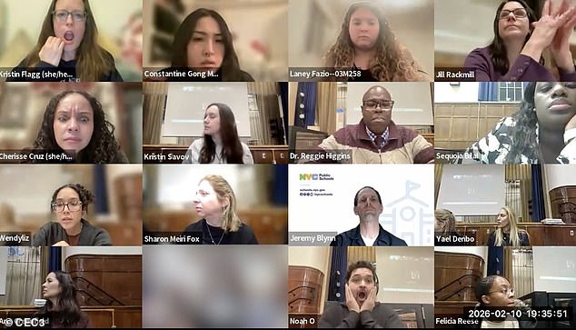 Meeting attendees were visibly shocked and confused by Friedman's remarks