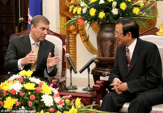 Andrew meets Nguyen Dy Nien, then Vietnam's Foreign Minister, in Hanoi at the start of a three-day visit to the Communist country in June 2006