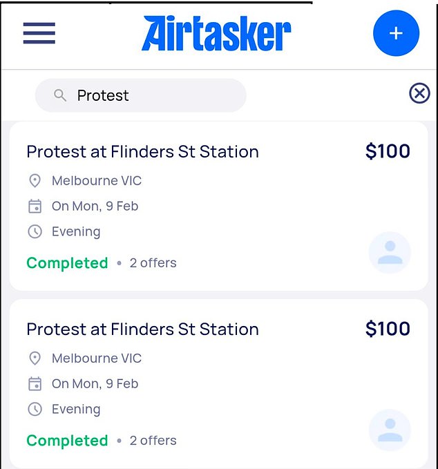 An image suggested some were interested in taking up the job opportunity