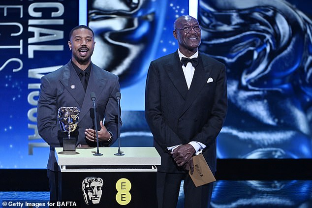 Viewers' fury as BBC edits out 'Free Palestine' remark from BAFTA winner's speech but decides to air N-word outburst despite two-hour time delay