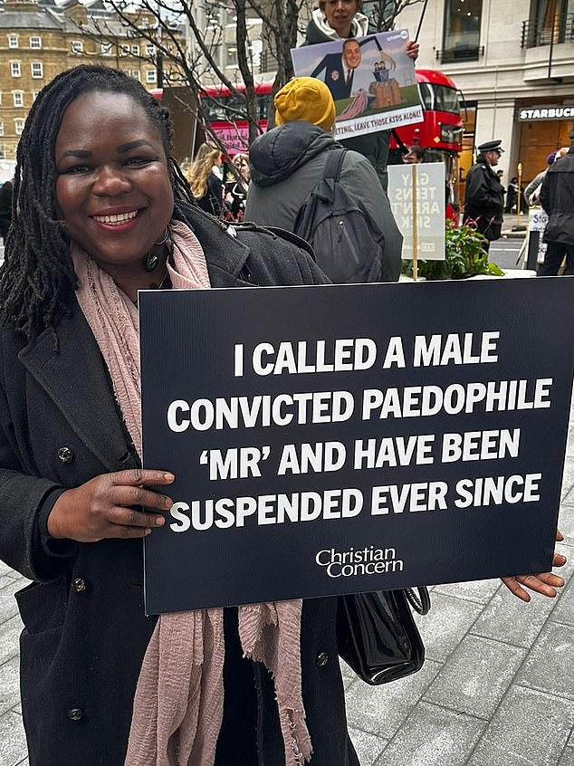 Ms Melle addressed the sex offender patient who identifies as a women using a masculine title