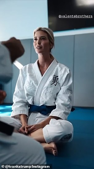 Ivanka Trump is a blue belt in jiu-jitsu under the Valente Brothers in Miami, Florida