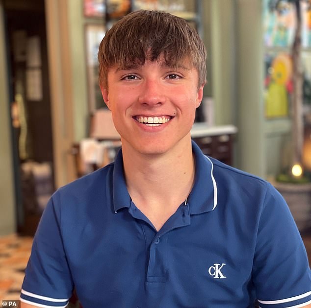 Mr Webber, also 19, was a fellow university student