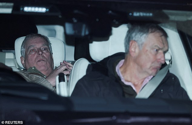 The disgraced royal was arrested last week under suspicion of misconduct in public office