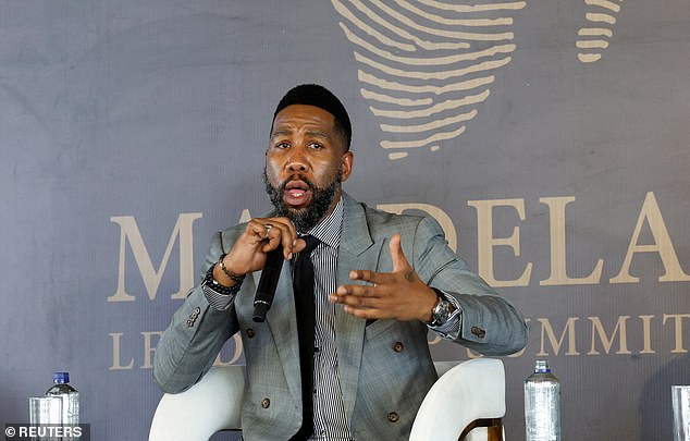 Ndaba Mandela, (pictured), the grandson of late former South African president Nelson Mandela