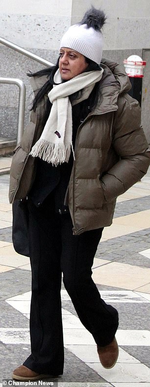 Safina Haleema and her husband are asking for £100,000 in compensation over the concrete bulge encroaching 90cm into their property