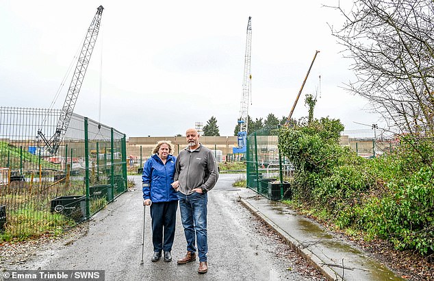 Edward and Linda Franklin have lived in the village for 29 years and said they remember better times with the fields all around