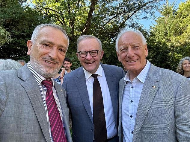 Last week, Prime Minister Anthony Albanese (pictured centre with Dr Rifi - right) ruled out that his government was helping the ISIS brides