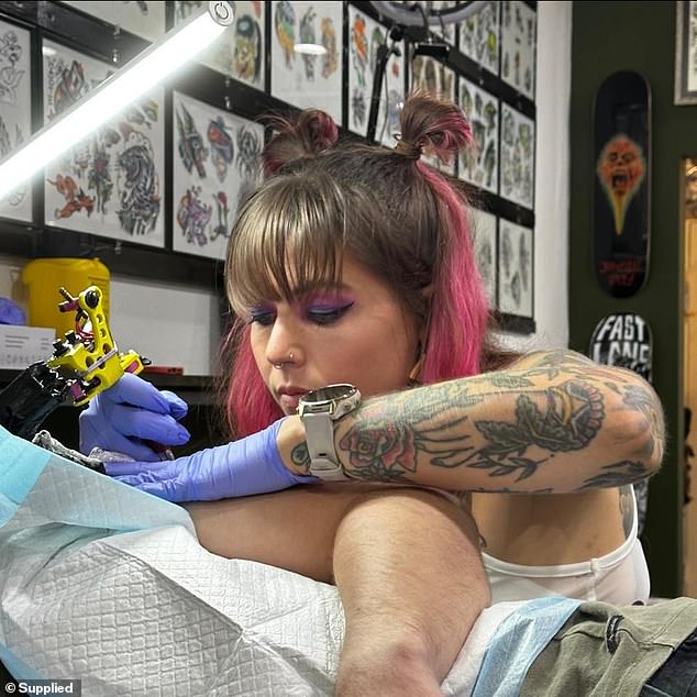 Ms Darcey says she even warns her customers about getting tattoos on their hands and face