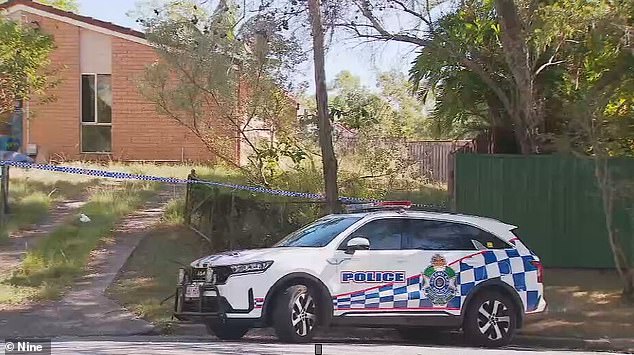 Police believe that her body was inside the home (pictured) for up to two weeks