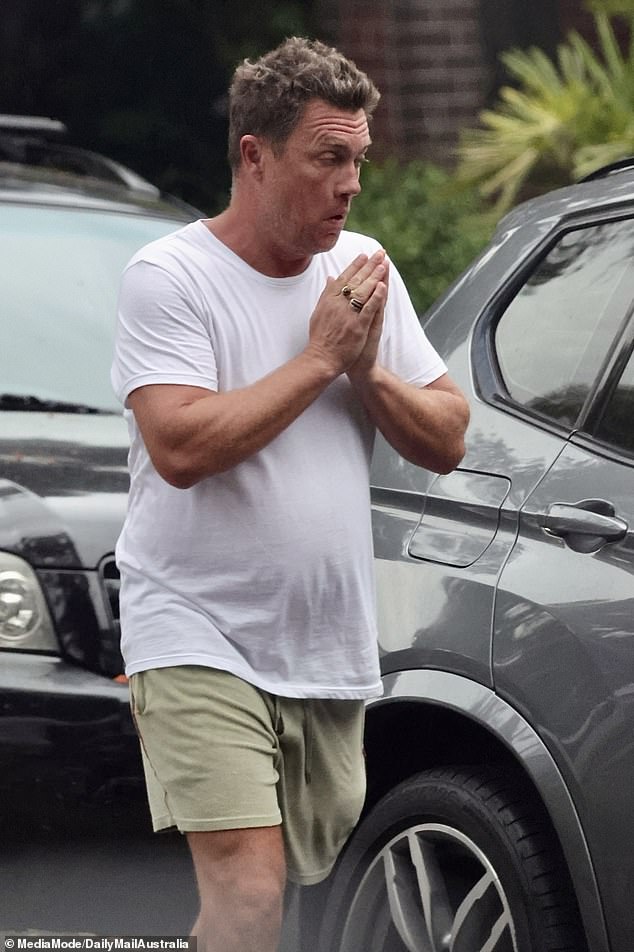 Before the Mail learned Ms Byrne was going through a divorce, our reporter attempted to speak with her husband, Stuart Mullins, near the marital home in Bondi. He declined to comment