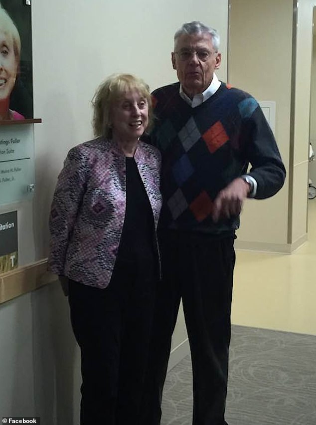 Fuller, seen with his late wife Moira, was found shot in the head on Valentine's morning inside of his apartment at the Cogir Potomac Senior Living facility in Maryland