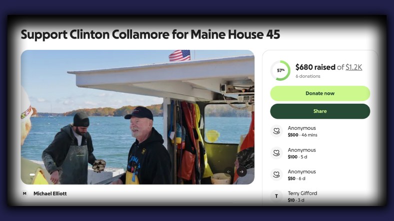 Maine Democrat Lawmaker Who Resigned After Counterfeit Scandal Raising Campaign Money on GoFundMe