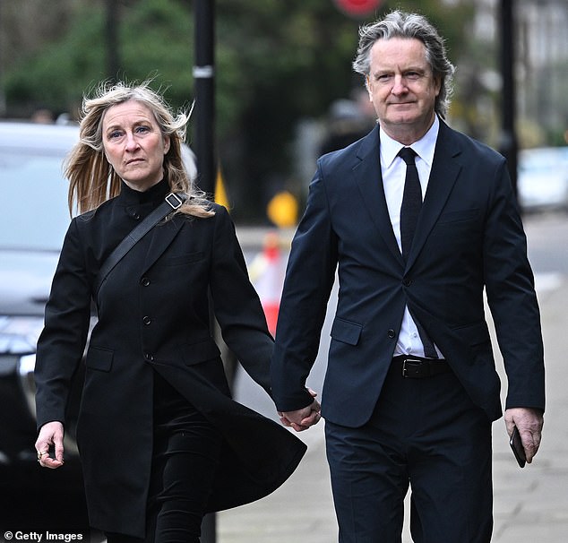 The former editor of This Morning spoke to hosts Susanna Reid and Ed Balls about his wife's book detailing her journey with the devastating disease and urged the Government to invest more money in finding a cure (Pictured: Fiona Phillips and Martin Frizell in 2024)