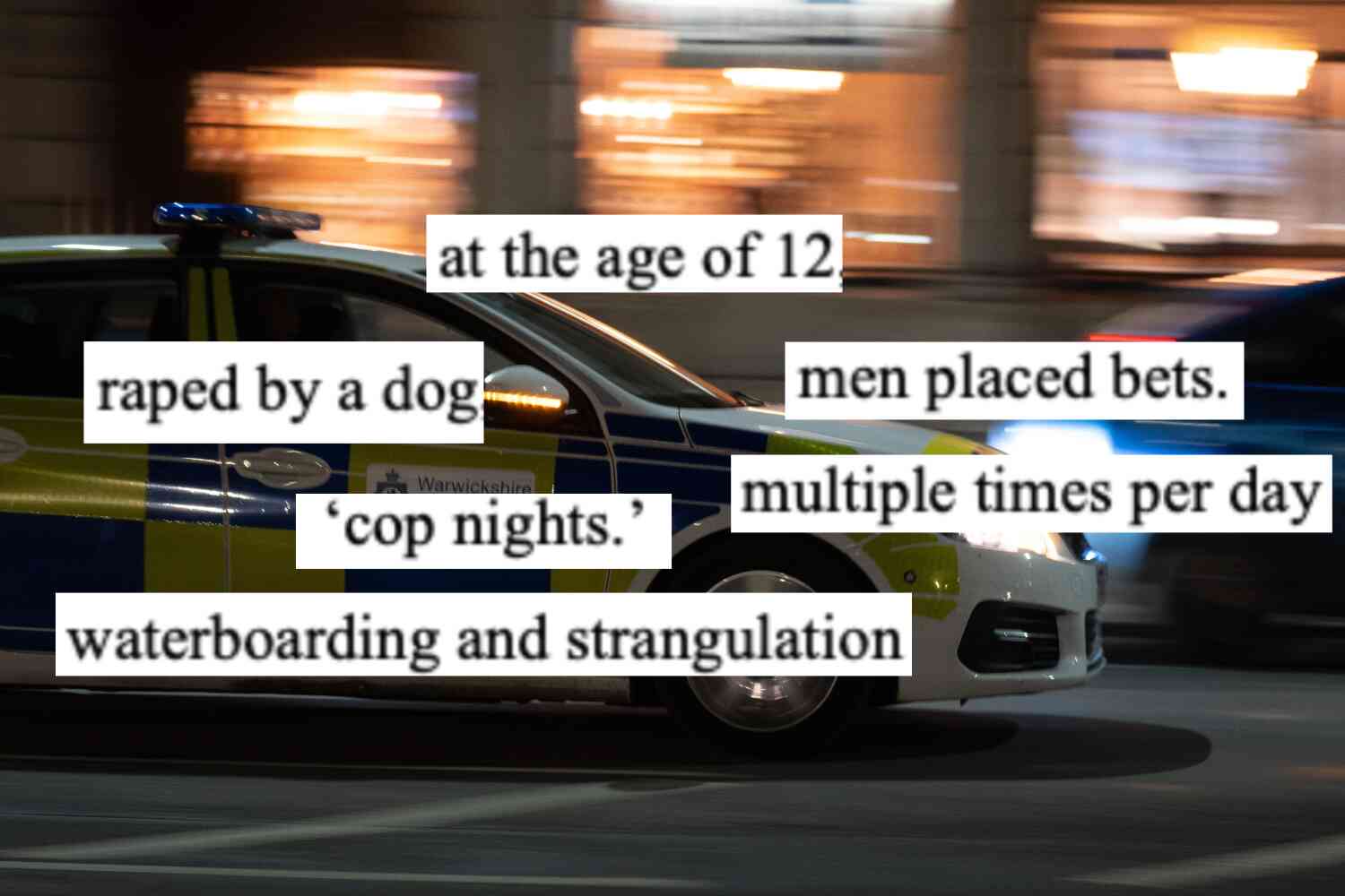 Nothing will prepare you for the testimony of a British girl who was mass-raped by "Pakistani-heritage men," including cops