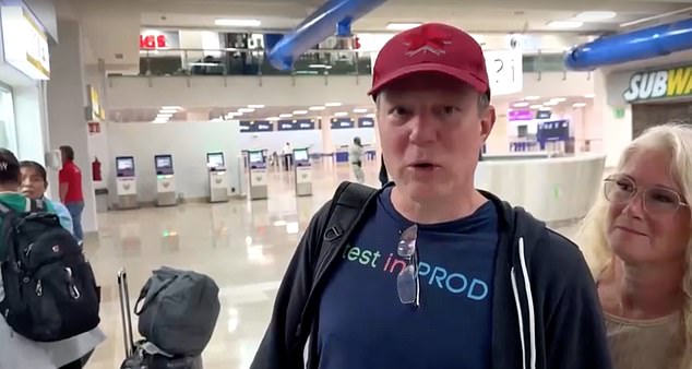 Canadian tourist Dave Block, who owns a timeshare in Puerto Vallarta, told Reuters his daughter saw the cartel 'light a car on fire right in front of us'