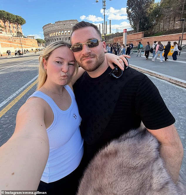 Emma (left) is now Instagram official with Ollie Davidson (right), the former Mr Bonnie Blue