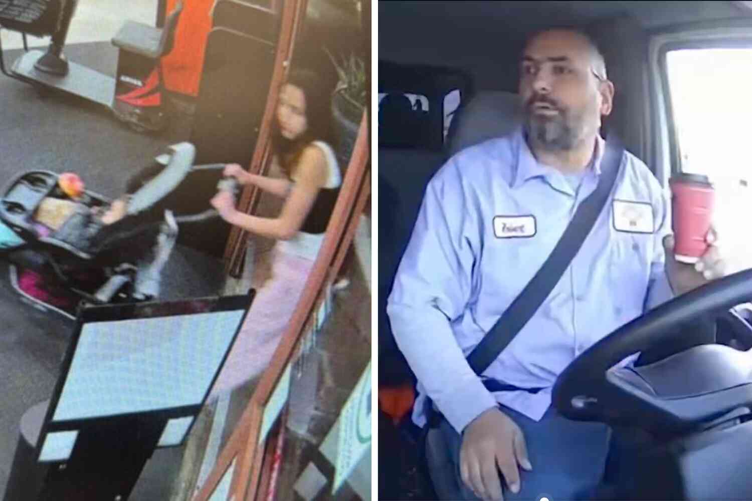 These movers helped stop an Amber Alert suspect by blocking in her car at a gas station
