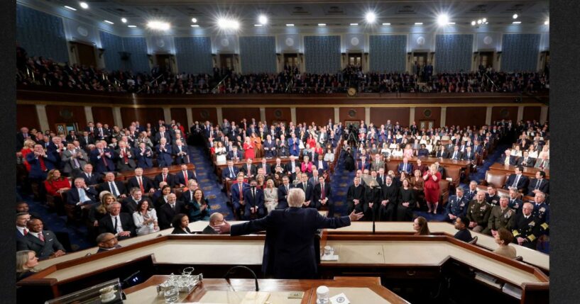 Trump Delivers Longest State of the Union in  History, Tops His Own Record as Democrats Say He's Lost a Step