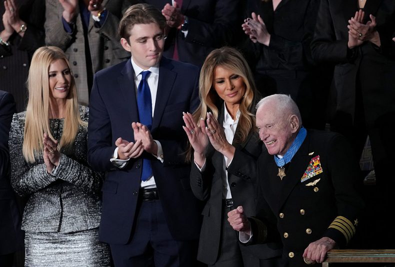 Melania Trump presents Medal of Honor to 100-year-old Navy veteran at State of the Union address