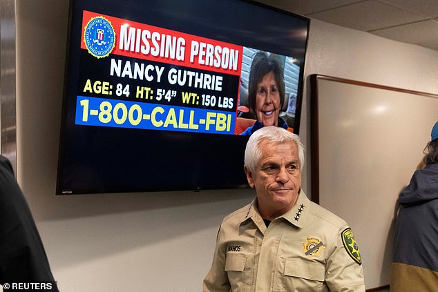 Pima County Sheriff Chris Nanos said he has been frustrated by the social media accusations muddying his investigation, and said of Evans: 'I wish I could jump out and defend every single one of them that¿s been falsely accused'