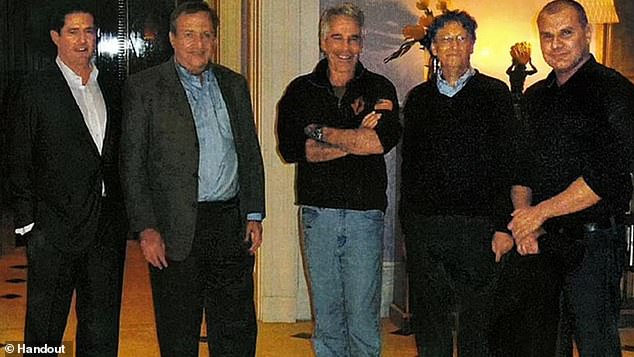 Summers and Epstein were pictured with former Barclays chief executive Jes Staley and Microsoft cofounder Bill Gates