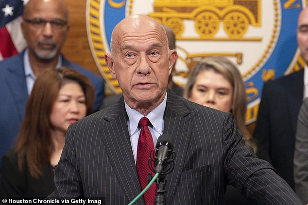 Houston Mayor John Whitmire has supported the proposal despite pushback. He's pictured above at a media briefing last May