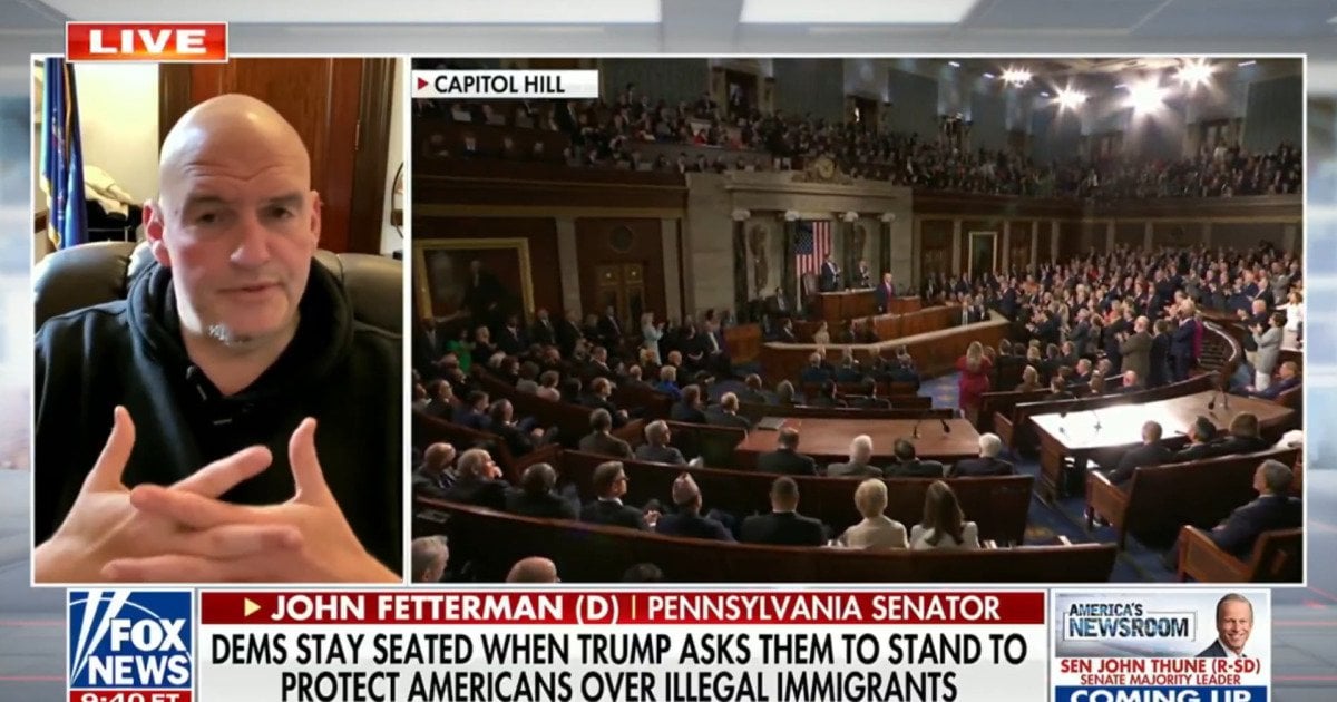 John Fetterman Calls Out Other Democrats for REFUSING to Stand During State of the Union