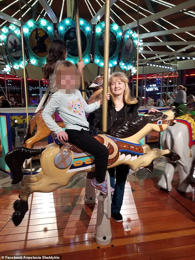 Zoya with her 11-year-old granddaughter, who was not present during the stabbing spree