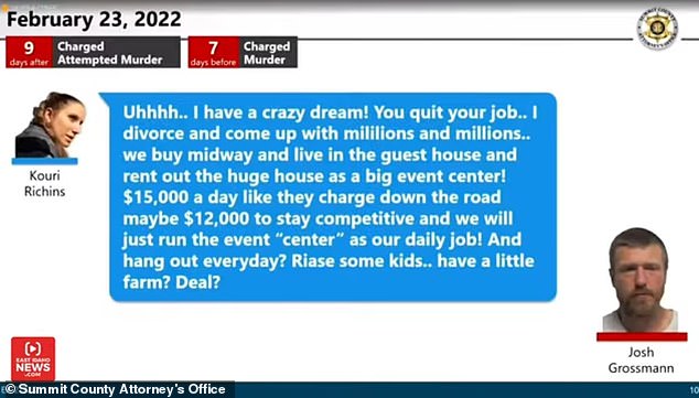 Richins had fantasized about getting divorced and having a future with her secret boyfriend