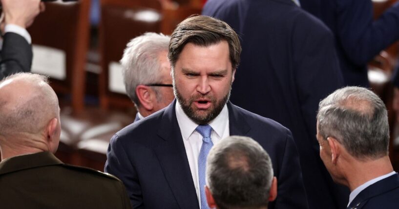 WATCH: JD Vance Says Dems Showed 'Cowardice' During Trump's SOTU Address And Lack 'Conviction'