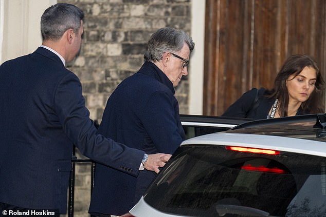 He would stay in police custody for nine hours before returning home at around 2 o'clock on Tuesday morning. Just two hours later, a punchy statement was released on his behalf by blue-chip firm of lawyers, Mishcon de Reya