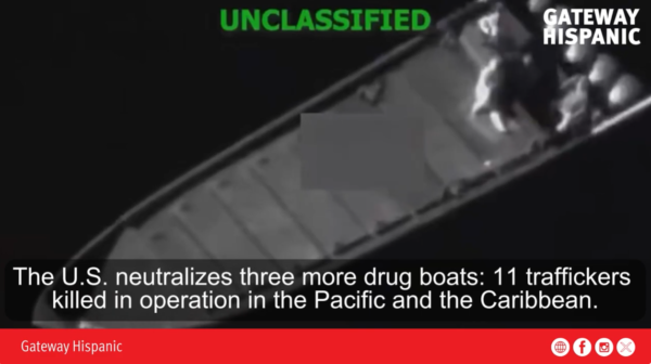 U.S. Neutralizes Three Drug Boats: 11 Dead in Maritime Operation (VIDEO)