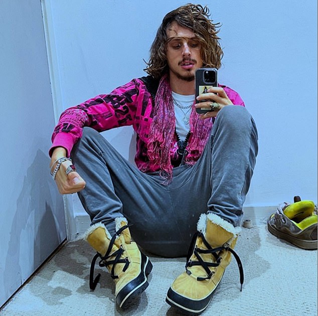 The Daily Mail can reveal that Pin-Cardella (pictured), 26, is a wannabe musician who was born in affluent south London and raised in the south of France by his 'well-off' parents