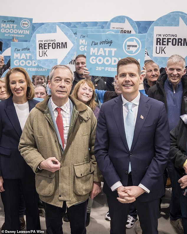 Nigel Farage lashed out at 'cheating' and Reform's candidate Matt Goodwin blasted 'dangerous Muslim sectarianism' in the wake of his crushing defeat