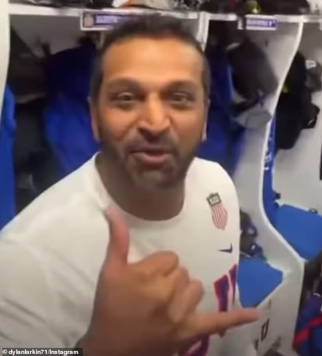 The viral video fueled accusations that Patel was 'partying' on the taxpayer's dime, despite the FBI¿s insistence the trip was necessary for Olympic security