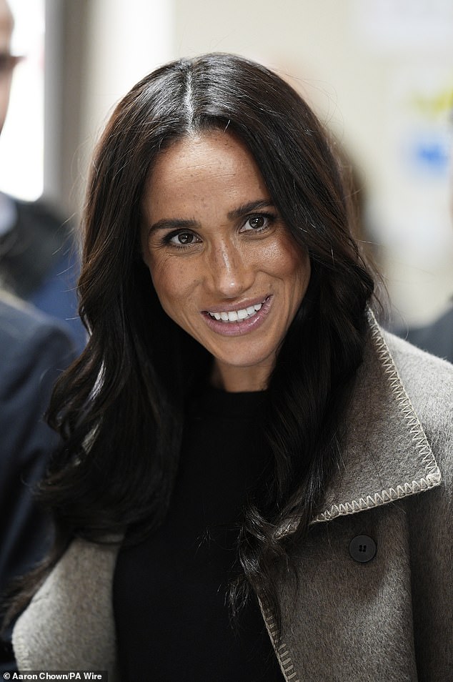 The Duchess of Sussex visits the National Centre for Rehabilitation of Addicts in Amman on Thursday